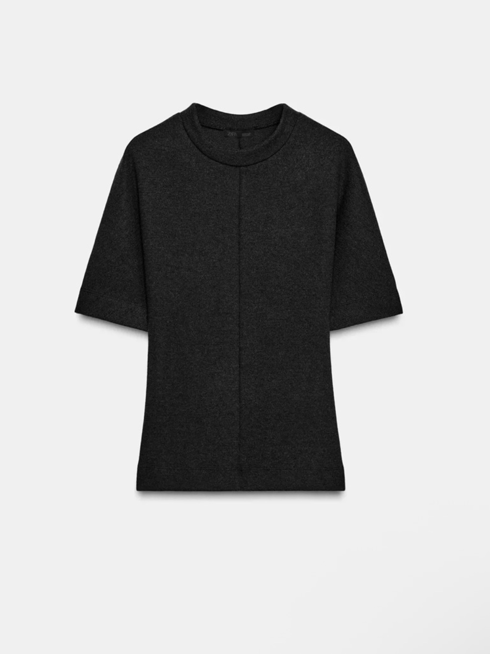 Zara Fitted Soft Short Sleeve Top